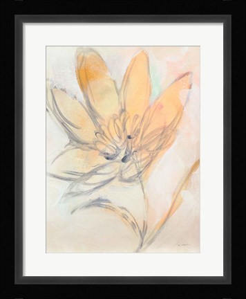 Framed Flower Loops  II Print