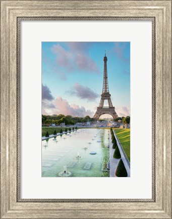 Framed Eiffel Tower View I Print