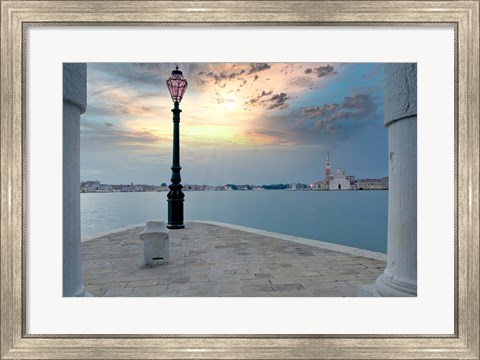 Framed Gran Canale Sunrise #1 Print