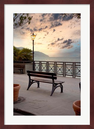Framed Monterosso Sunrise #1 Print