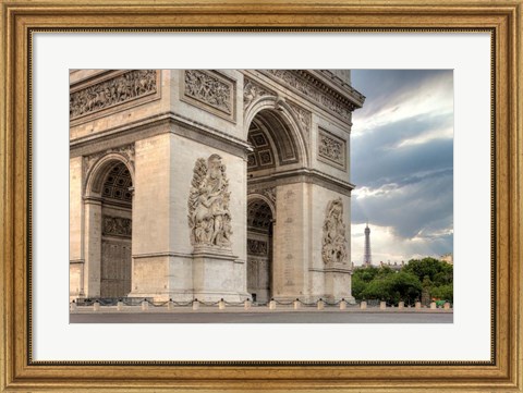 Framed Paris Cityscape I Print