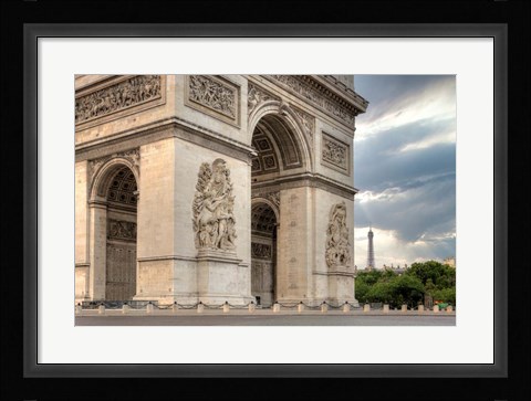 Framed Paris Cityscape I Print
