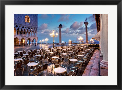 Framed Piazza San Marco Sunrise #21 Print