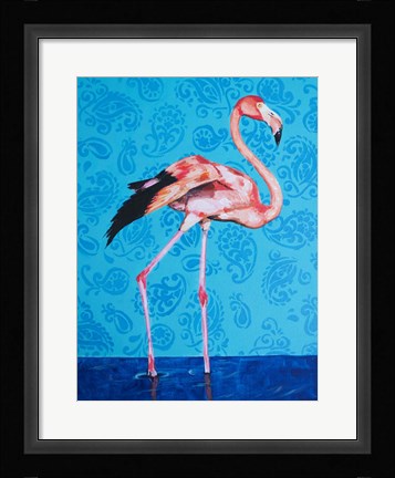 Framed Flamingo Print