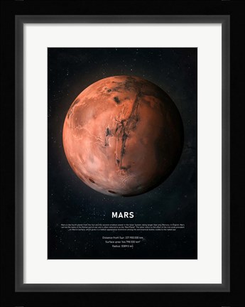 Framed Mars Print