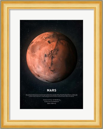 Framed Mars Print