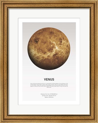 Framed Venus Light Print