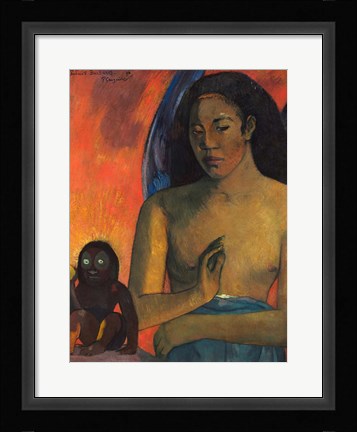 Framed Barbarian Poems, 1896 Print