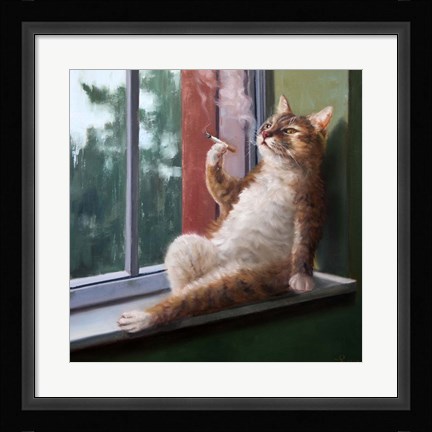 Framed Rainy Day Blues Print