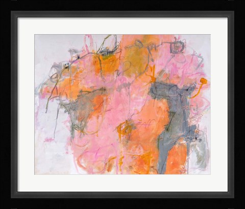 Framed Weaving The Energy Threads Print