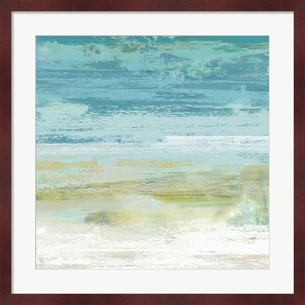 Framed Beach Wash No. 8 Print