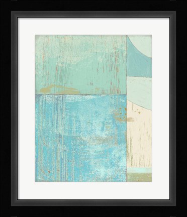 Framed Coastal Blues No. 2 Print