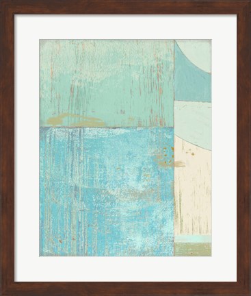Framed Coastal Blues No. 2 Print