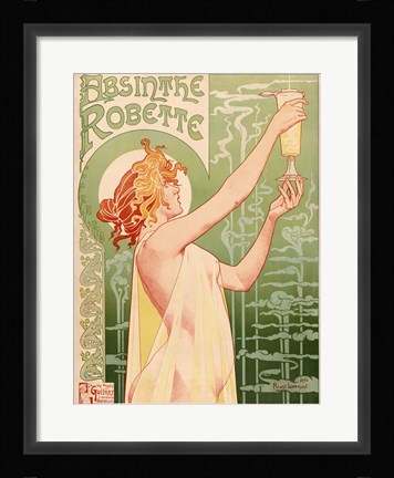 Framed Absinthe Robette, 1896 Print