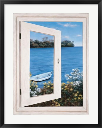 Framed Bay Window Vista I Print