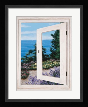 Framed Bay Window Vista II Print