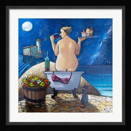 Framed Bath No. 2 Print