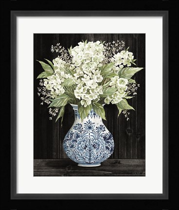 Framed Hydrangea Elegance Print