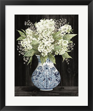 Framed Hydrangea Elegance Print