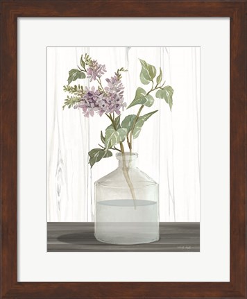 Framed Lilacs IV Print