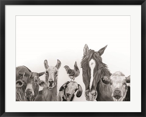 Framed Farm Crew Print