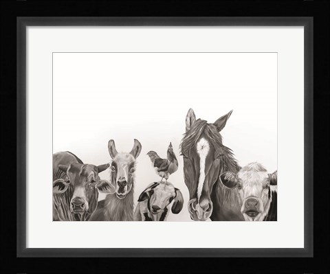 Framed Farm Crew Print