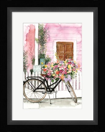 Framed Spring Bike Ride Print