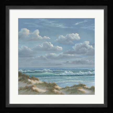 Framed Shoreline I Print