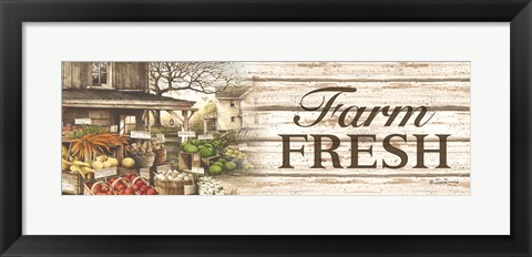 Framed Farm Fresh Print