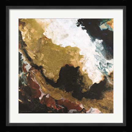 Framed Dark Storm from Above Print