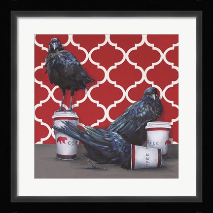 Framed Coffee Rave Print