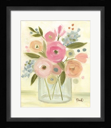 Framed Bright Bouquet Print