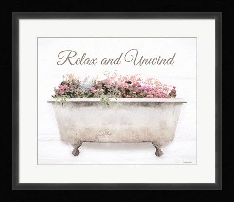 Framed Relax &amp; Unwind Print