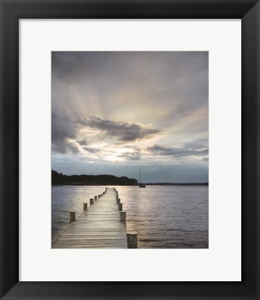 Framed Sunset on the Bay Print