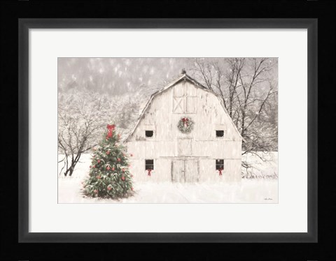 Framed Christmas in the Country Print