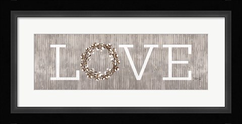 Framed Love Print