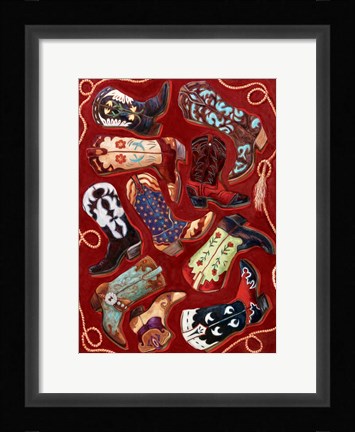 Framed Boot Scootin' Boogie Print