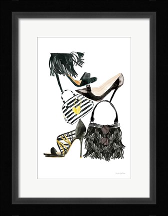 Framed Glitz and Glam IV Print