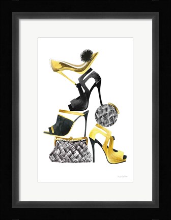 Framed Glitz and Glam I Print
