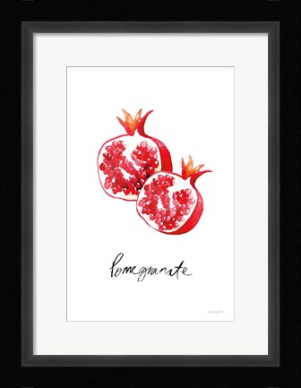 Framed Pomegranates Print
