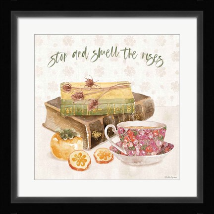 Framed Cottage Charm VII Print