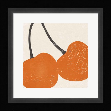 Framed Graphic Fruit III Print