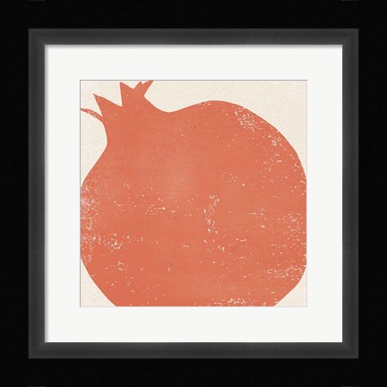 Framed Graphic Fruit I Print