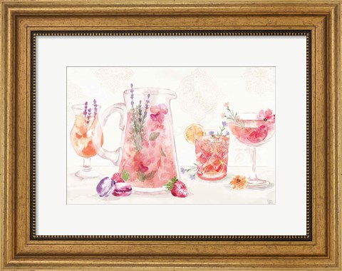 Framed Classy Cocktails I Print
