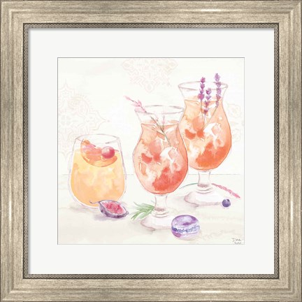 Framed Classy Cocktails III Print