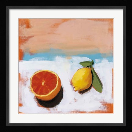 Framed Fruit and Cheer I Print