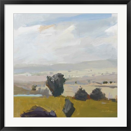 Framed View of the Valley Print