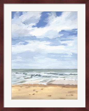 Framed Walk on the Beach II Print