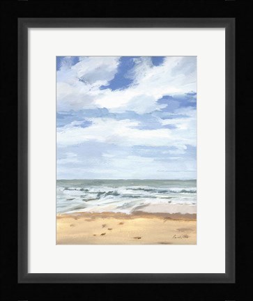 Framed Walk on the Beach II Print