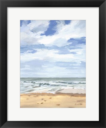 Framed Walk on the Beach II Print